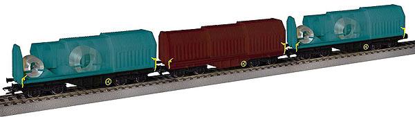 Digitaly operating telescoping cowl cars<br /><a href='images/pictures/Roco/66102.jpg' target='_blank'>Full size image</a>